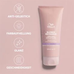 Color Recharge Color Refreshing Conditioner Cool Blonde Blonde Recharge De Wella -Wella Wella Color Recharge Blonde Recharge Color Refreshing Conditioner Cool Blonde 75439x4 5