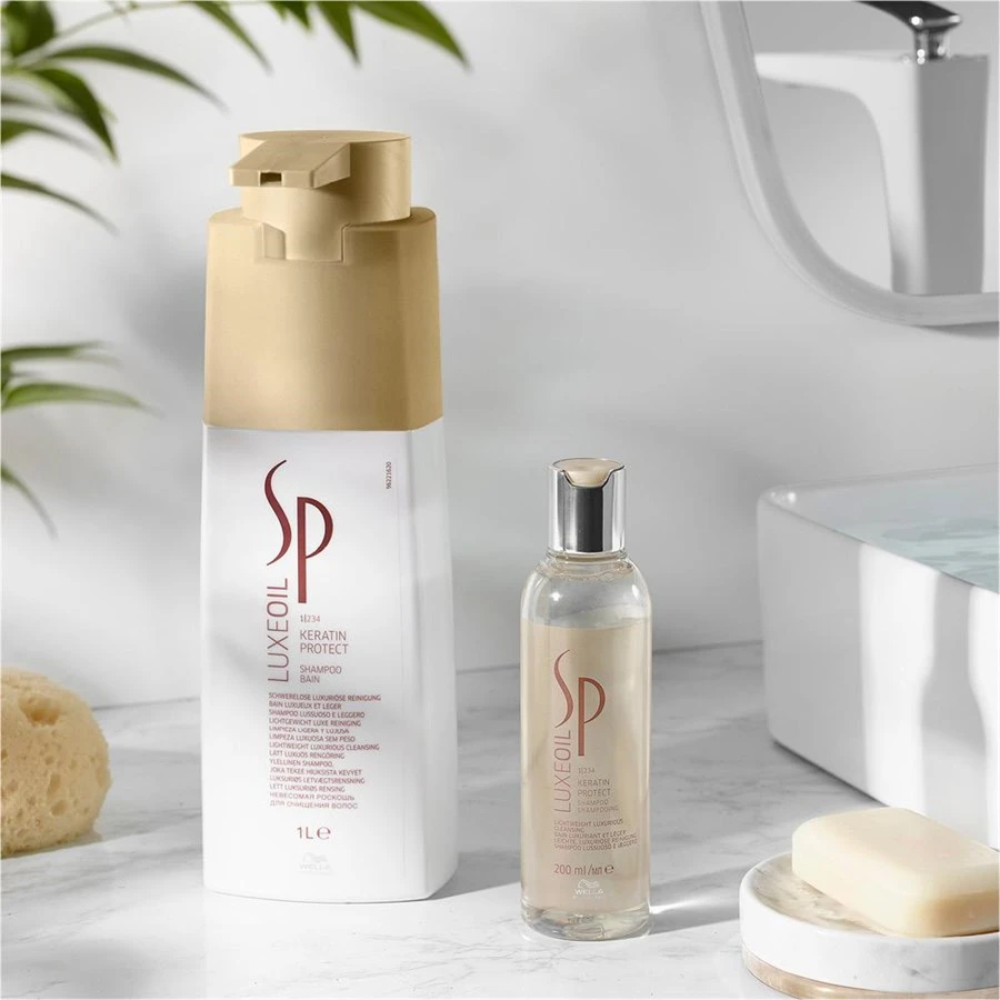 Luxe Oil Keratin Protect Shampoo De Wella 6 Luxe Oil Keratin Protect Shampoo De Wella – Image 4