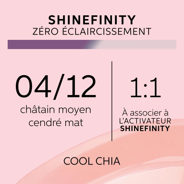 Coloration Gloss Shinefinity 04/12 Cool Chia Wella 60ML 4 Coloration Gloss Shinefinity 04/12 Cool Chia Wella 60ML – Image 2