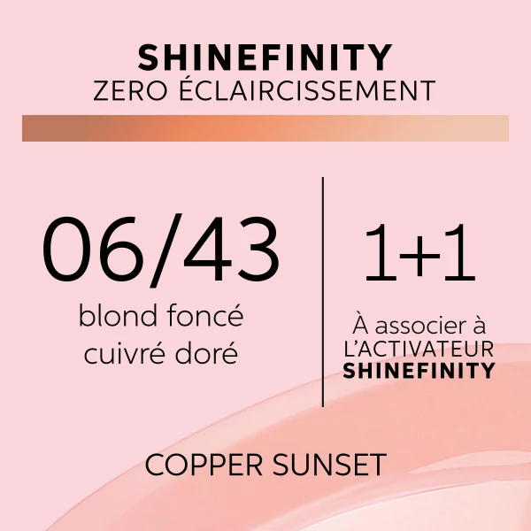 Coloration Gloss Shinefinity 06/43 Copper Sunset Wella 60ML 4 Coloration Gloss Shinefinity 06/43 Copper Sunset Wella 60ML – Image 2