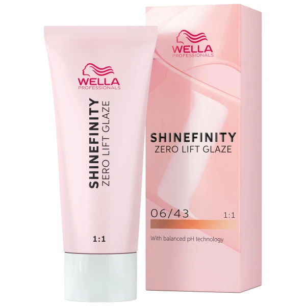 Coloration Gloss Shinefinity 06/43 Copper Sunset Wella 60ML 6 Coloration Gloss Shinefinity 06/43 Copper Sunset Wella 60ML – Image 4