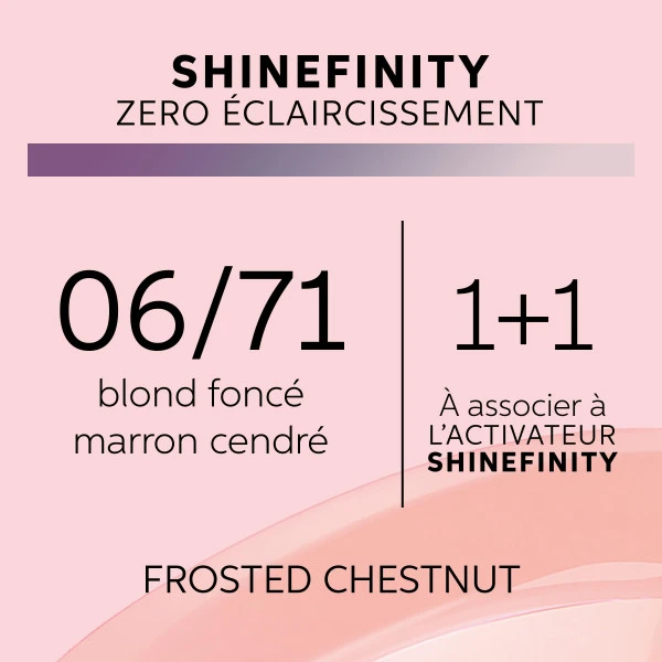 Coloration Gloss Shinefinity 06/71 Frosted Chestnut Wella 60ML 4 Coloration Gloss Shinefinity 06/71 Frosted Chestnut Wella 60ML – Image 2
