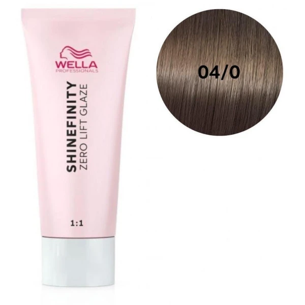 Coloration Gloss Shinefinity04/0 Natural Expresso Wella 60ML 3 Coloration Gloss Shinefinity04/0 Natural Expresso Wella 60ML