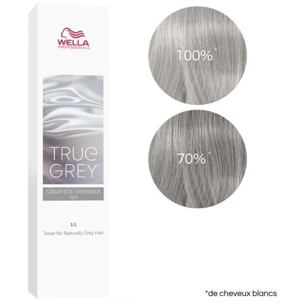 Coloration True Grey Graphite Shimmer Light Wella 60ML 3 Coloration True Grey Graphite Shimmer Light Wella 60ML